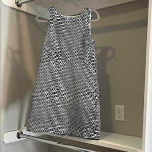 J. Crew Monochrome Geometric Mini Dress